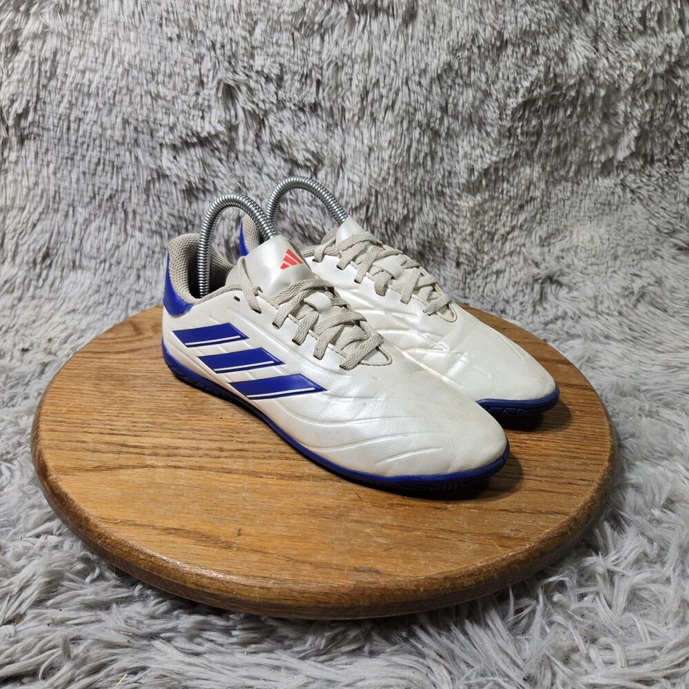 adidas Copa Pure White Blue Turf Soccer Cleats Mens 5 Non-Marking 134B4832G1
